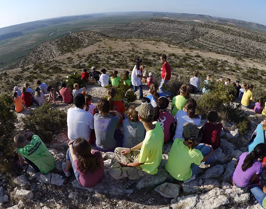 Recreation at Pecos River Encampment