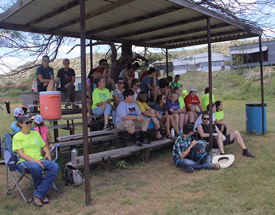 Recreation at Pecos River Encampment