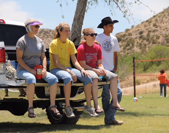 Recreation at Pecos River Encampment