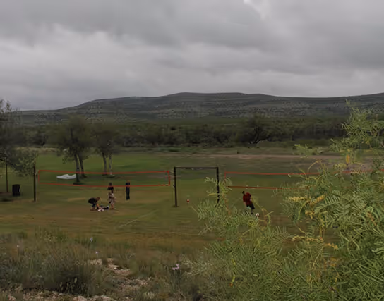 Recreation at Pecos River Encampment