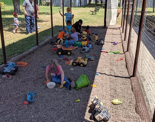 Recreation at Pecos River Encampment